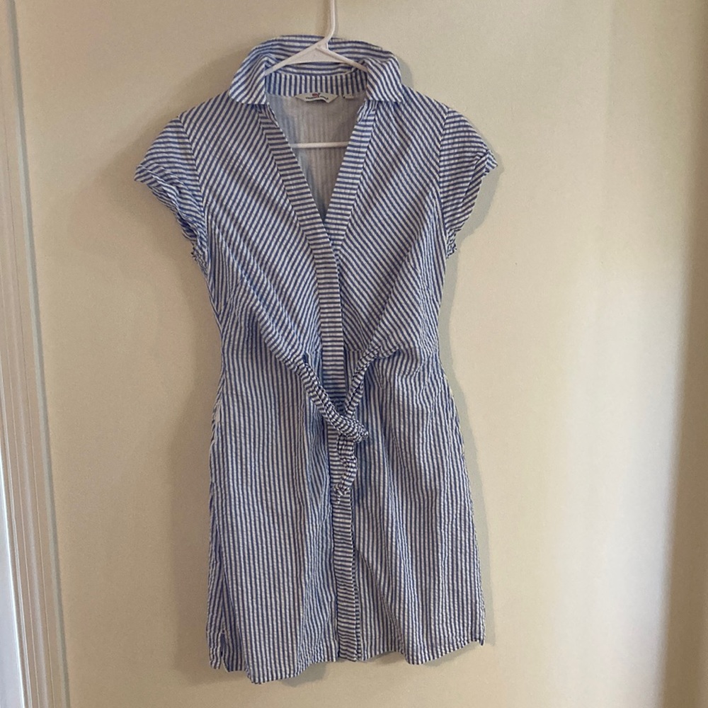 Vineyard Vines seersucker girls jumper size 0